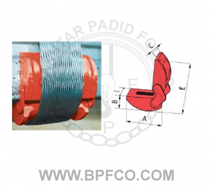 5080CondorLift Edg protectors for webbing sling and Round sling Kiswire woven wire rope sling