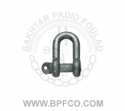 شگل یو شکل ساده5610Dee shackle with screw pin  ساده