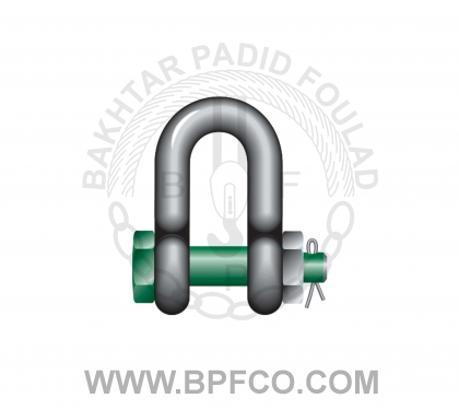 شگل یو شکل پیچ و مهره ای5640G Green pin standard shackle