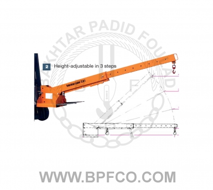 8030Telescopic crane Arm Type KTH height -ddjustable  telescopic crane