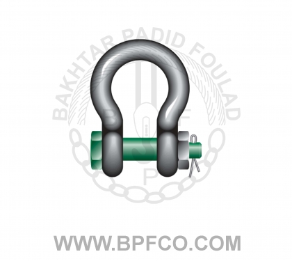شگل نعلی پیچ و مهره ای5660G Green pin standard shackle