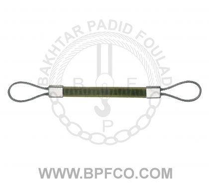 4250/30CondorLift woven Rope sling galvanised wit Loop Ends and flat Pressed sleeve End